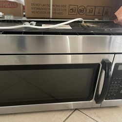 Large Stainless Steel Microwave