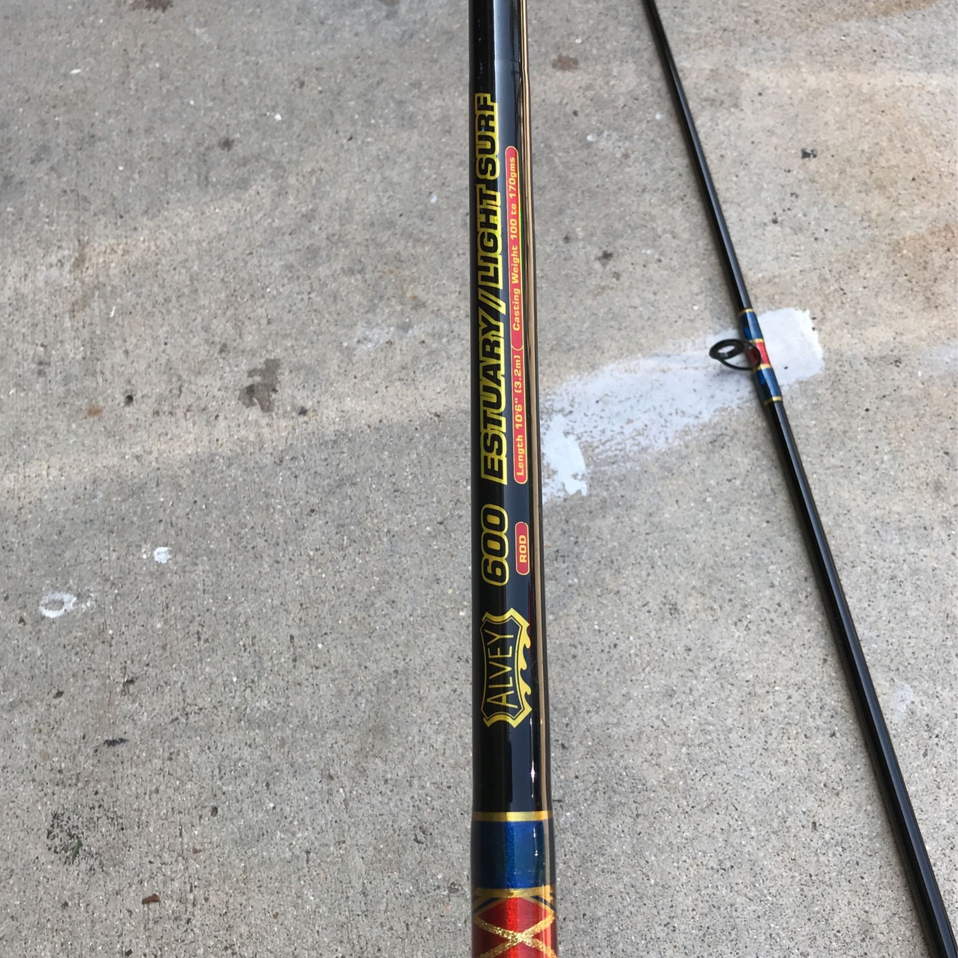 Alvey Light surf Elite Reel With Long Cast Reel With Alvey 10.6' Surf Rod