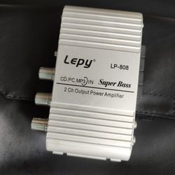 Lepy LP-808 Power Amplifier 2 Channel Audio Amp.  Great For Backyard Speakers 