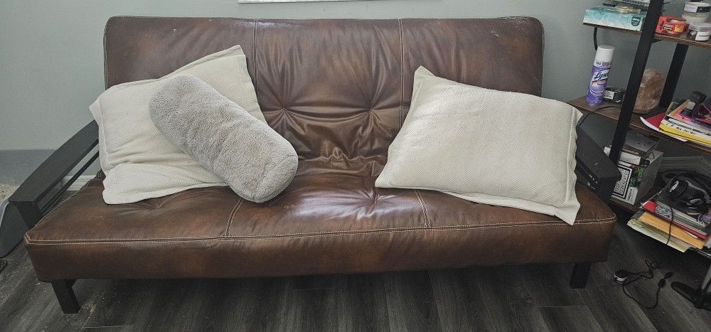Full Size Futon Leather $55