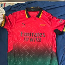 OFFWHITE x Puma AC Milan Authentic Jersey 