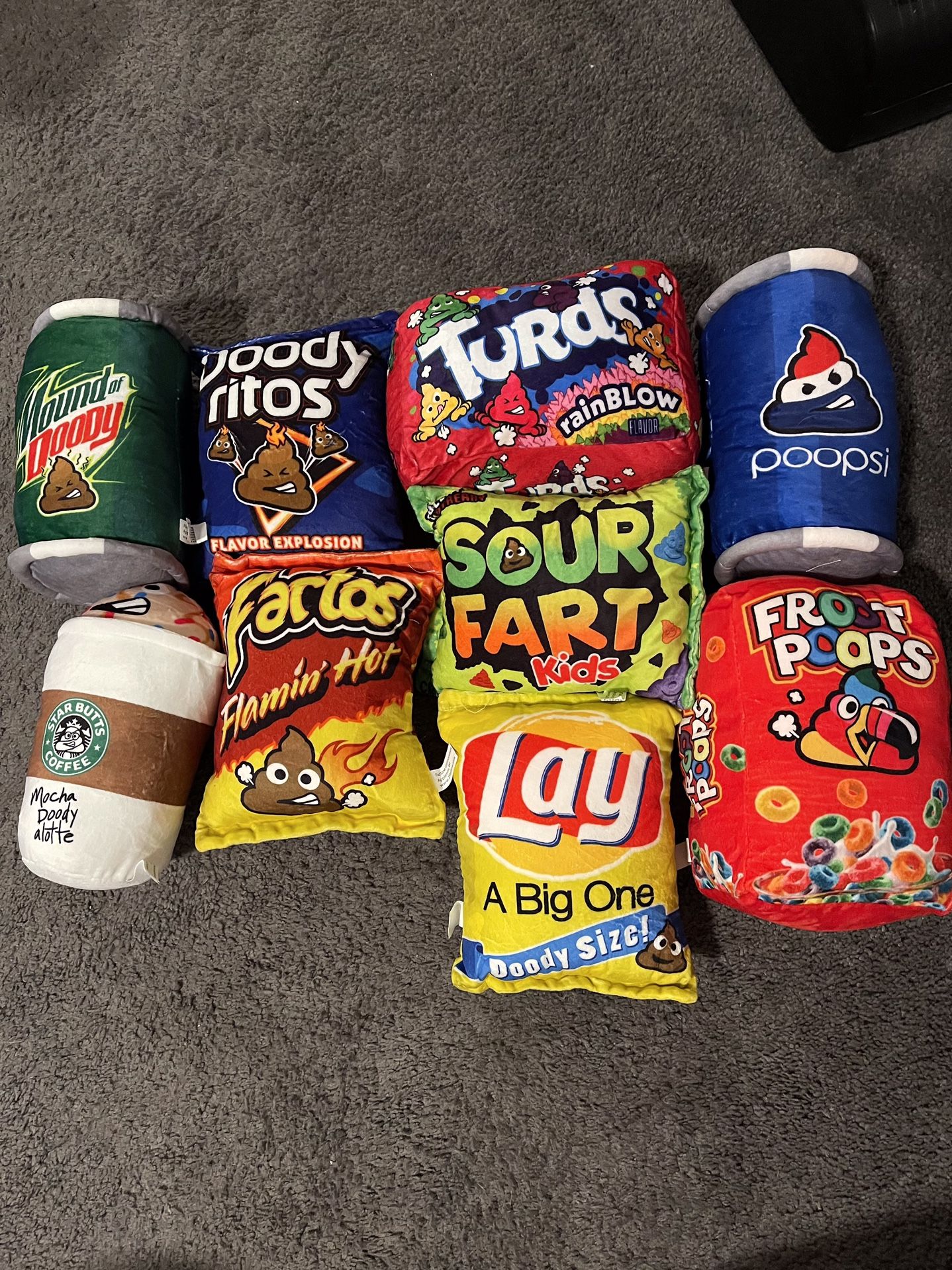 9 Doody Plush All 7or 8 Inches