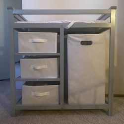 Modern Baby Changing Table (3+1 Baskets/Laundry)