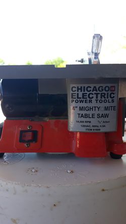 4 inch Mighty Mite table saw