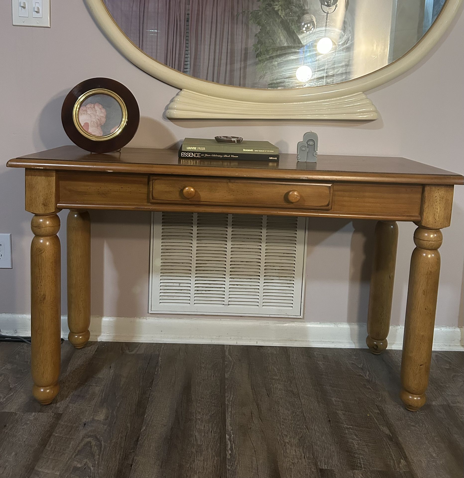 Wood Entryway Console Table