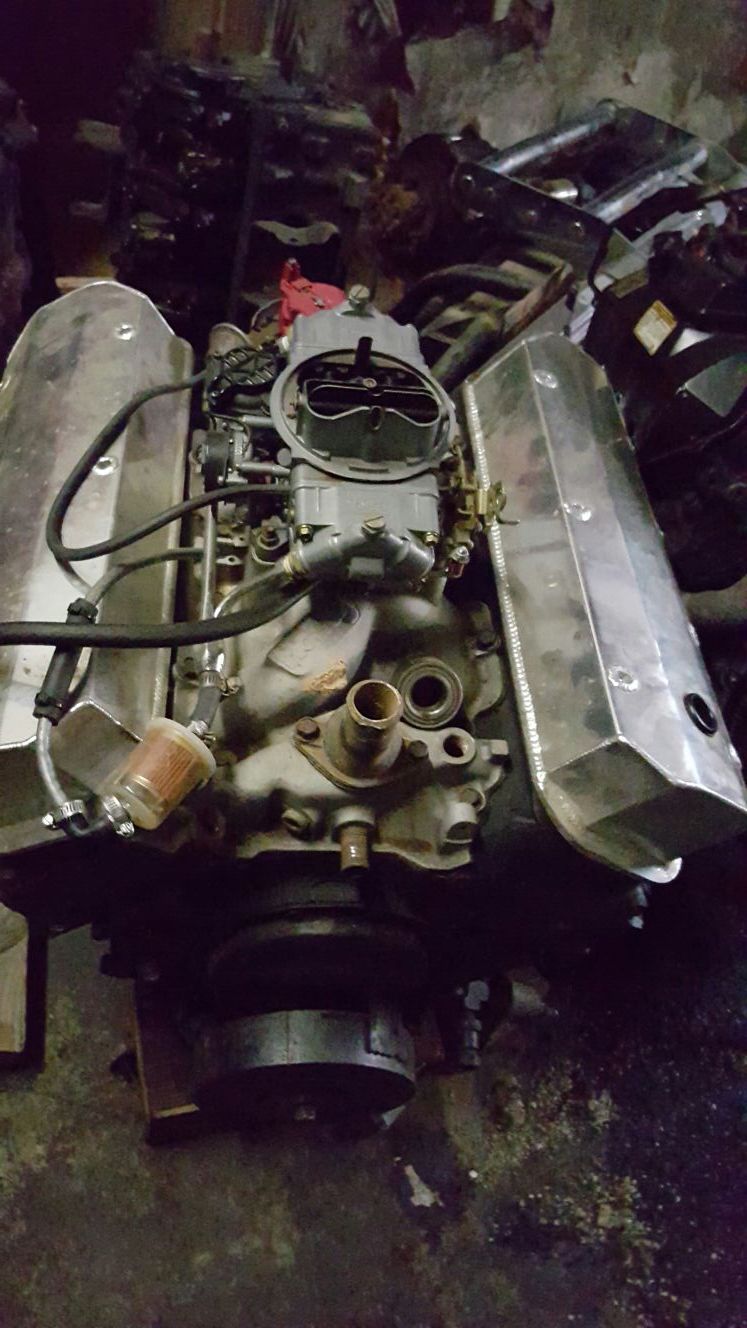 Low mileage 454 big block chevy engine runs great