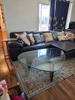Mid-Century Modern Glass Coffee Table - Excellent Condition