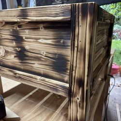 Macetas De Madera Para Matas, wooden pots for plants