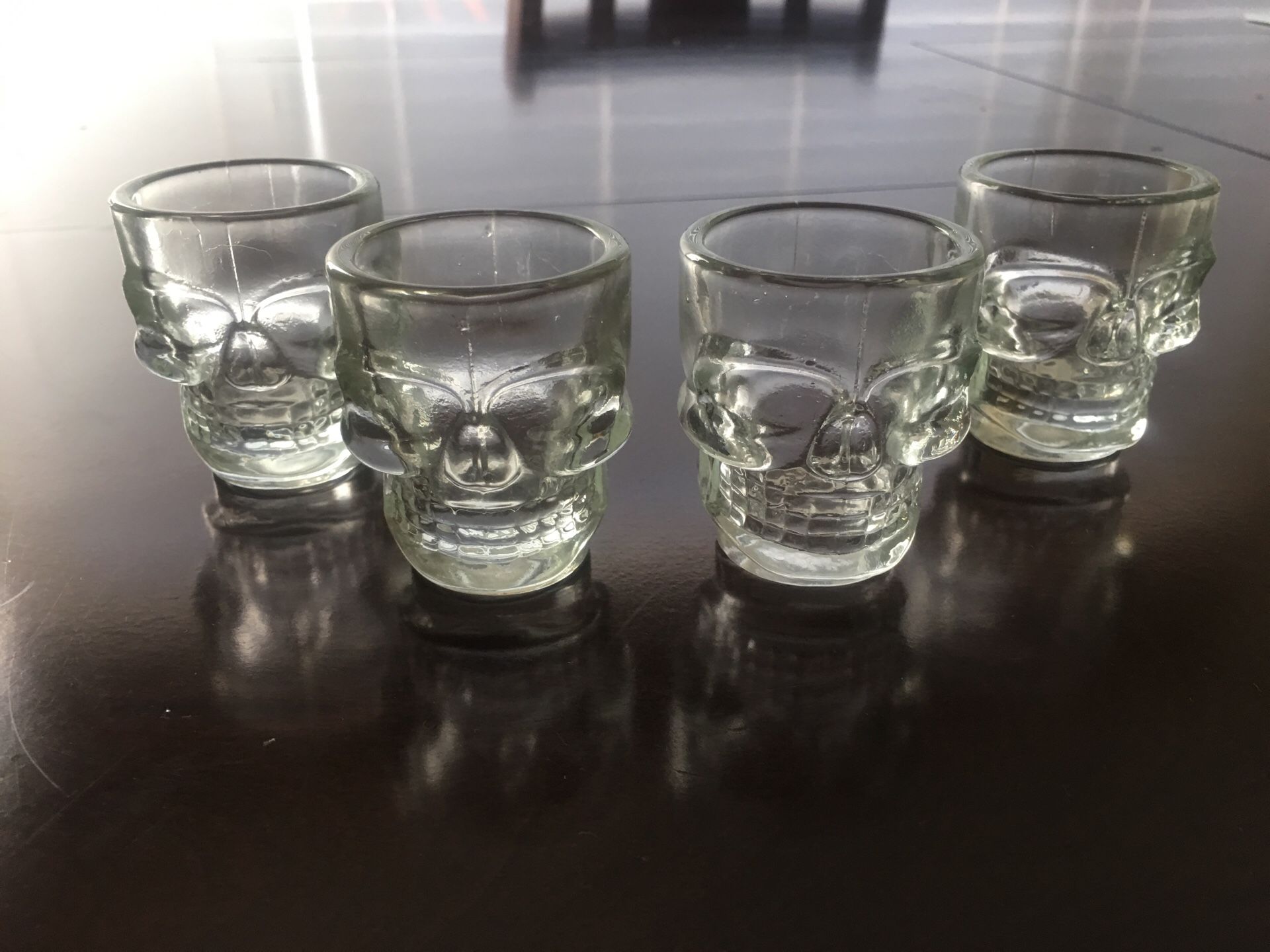 Skull shot glasses