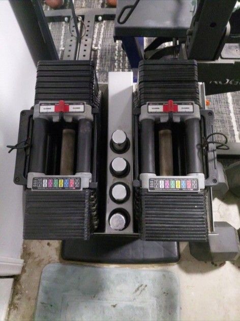 Powerblock Adjustable Dumbbells - 90lbs each