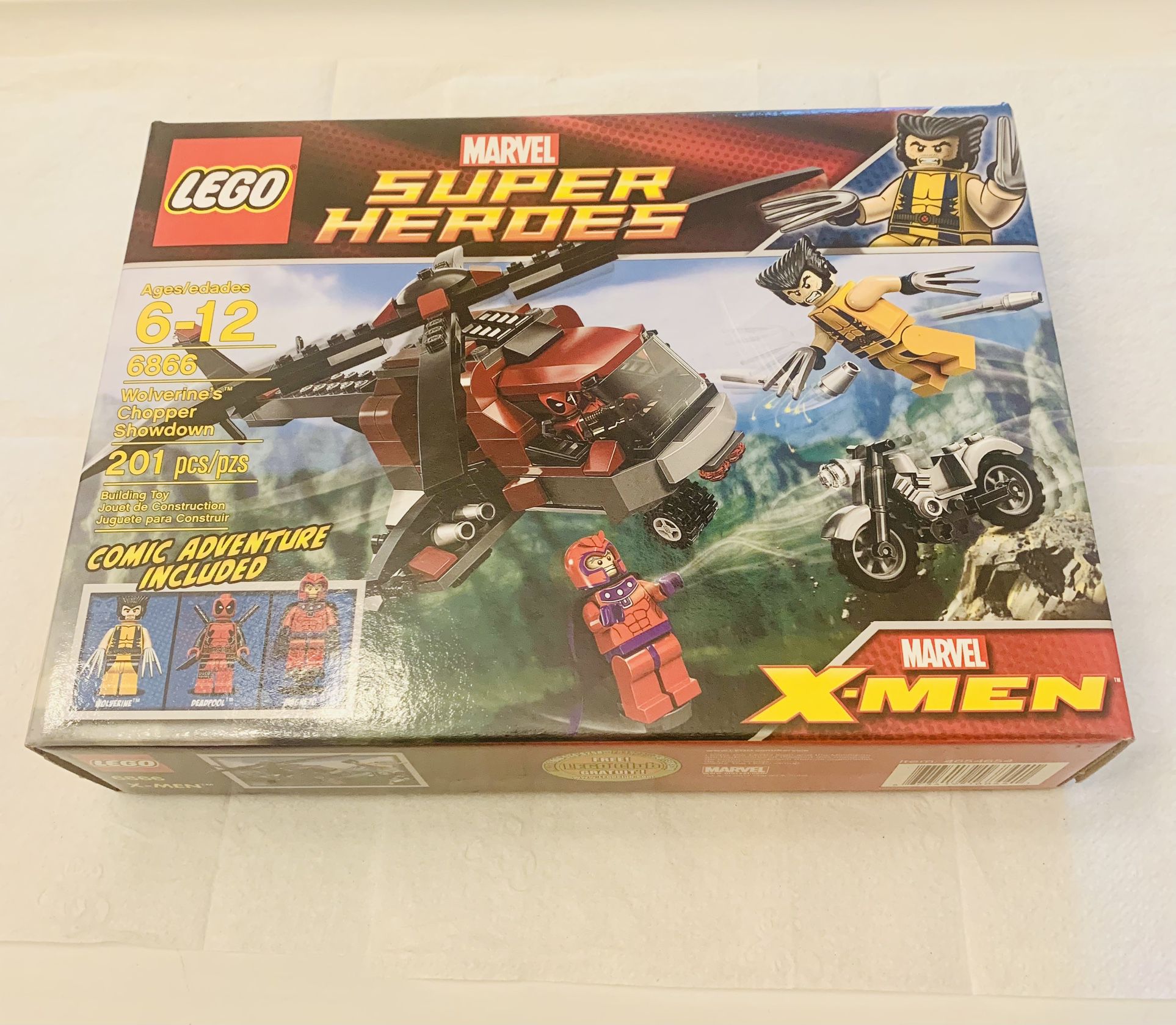 Lego Marvel Super Heroes Wolverine’s Chopper Showdown #6866 New Sealed