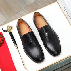 Christian Louboutin Men’s Leather Shoes With Box 2026 New 