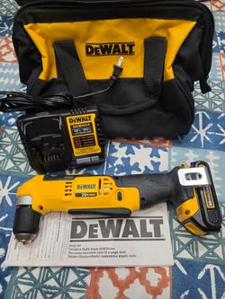 New Dewalt 3/8" right angle drill kit