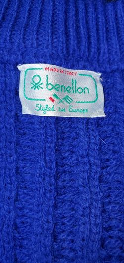 Benetton Vintage Long Sleeve Sweater 