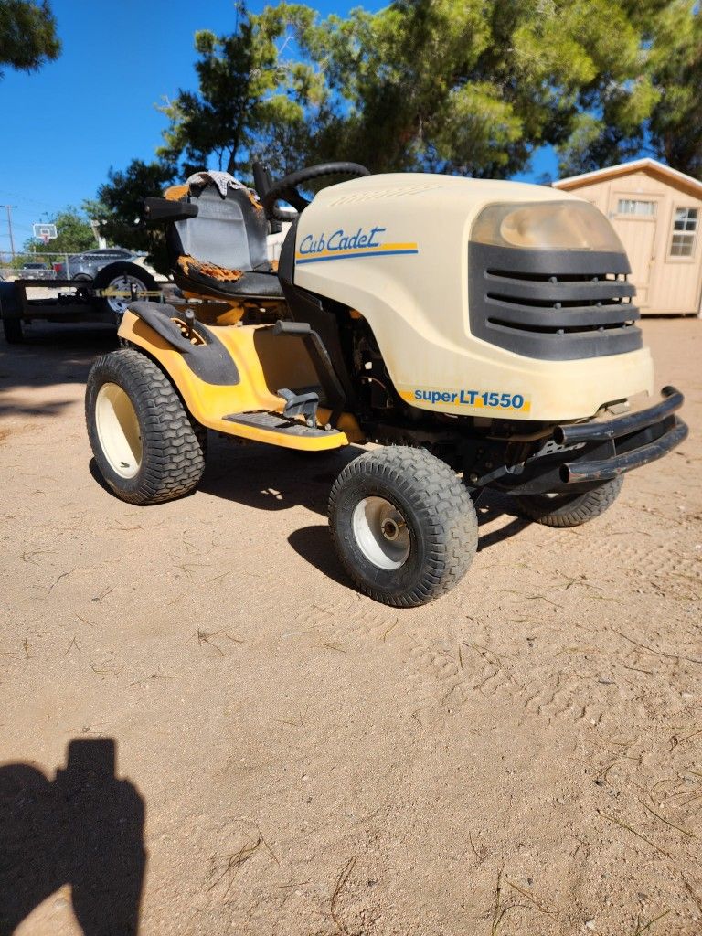 Garden Tractor With Weed Maintainer