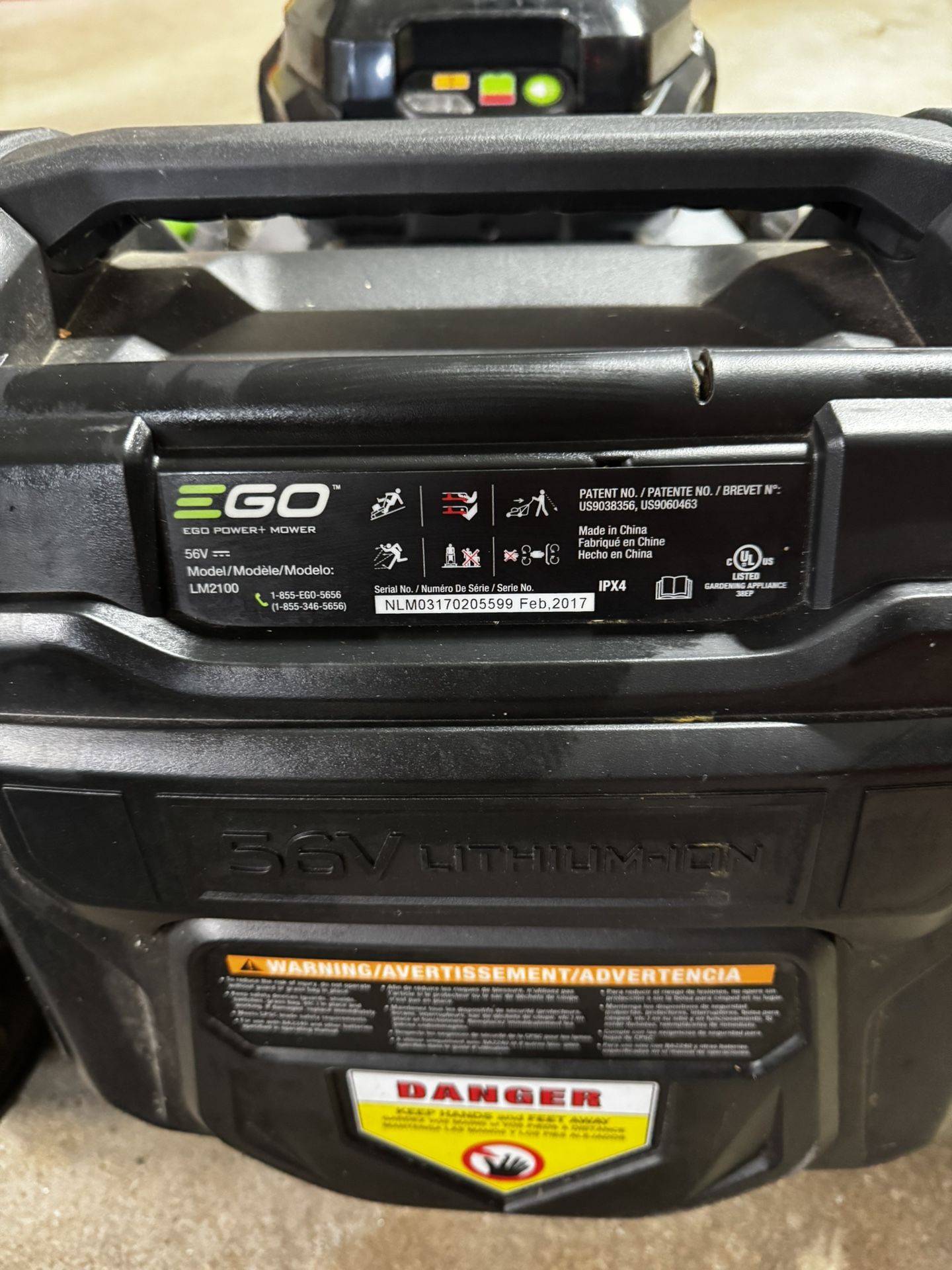 Ego Lawnmower 21” 