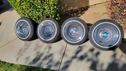 13x7 wire rims / lowrider / low rider
