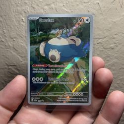 Pokemon Card Snorlax  151 Black Star Promo 
