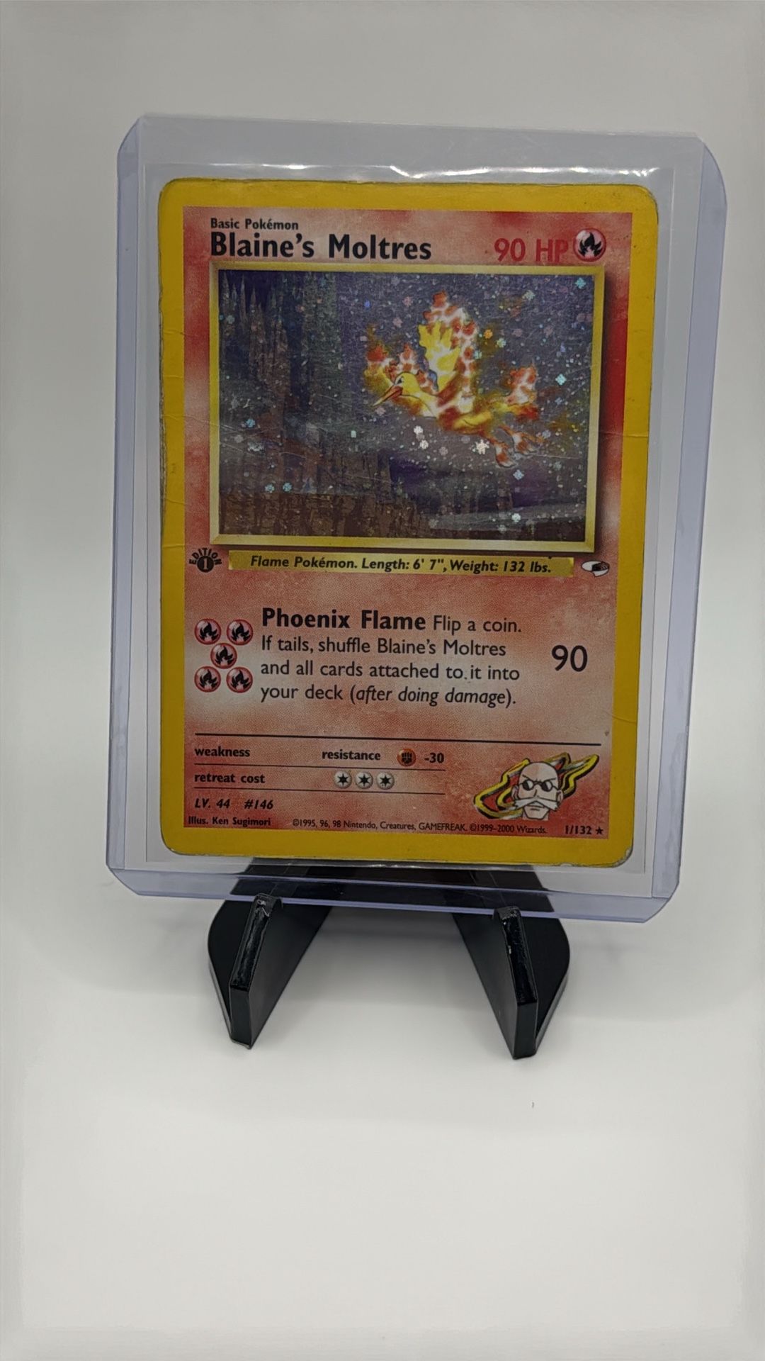 Blaine’s Moltres 1st Edition 1/132 Gym Heroes