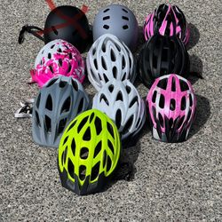 Bike helmets. Adult Size And Kids $15 For  Each 
