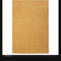 yellow IKEA rug