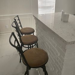 Bar Stools Set De 3 