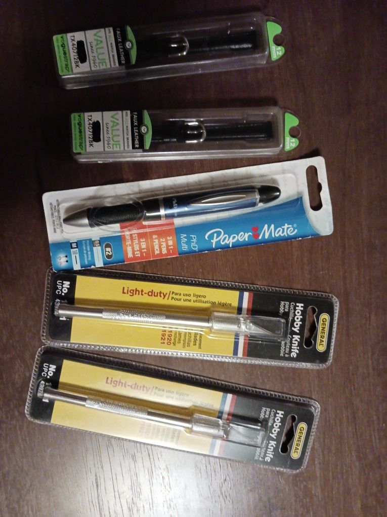Watch Straps, PhD Papermate PEN, Hubby Knife $6 Each