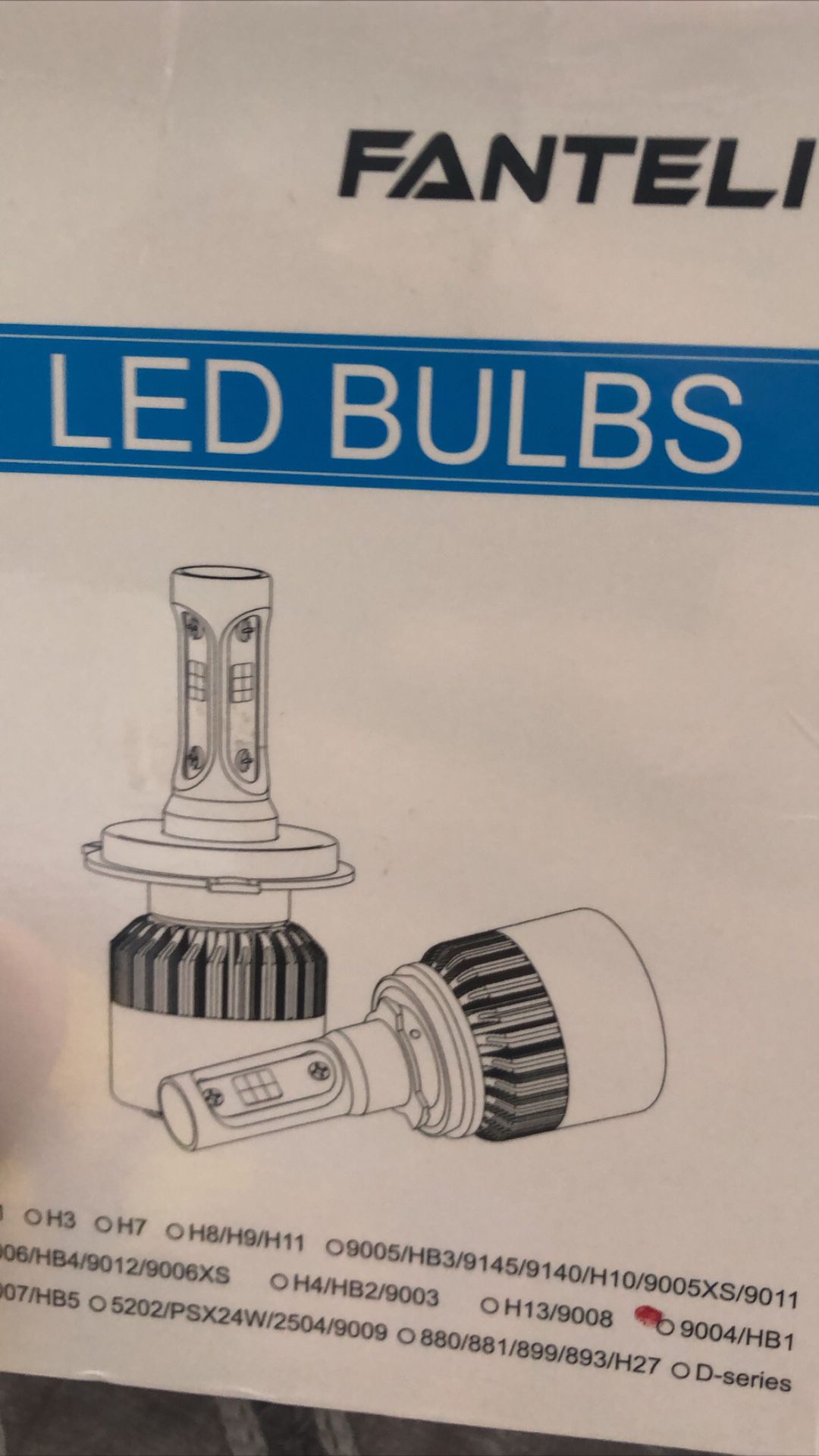 Foxbody headlight led bulbs