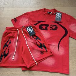 Hellstar shorts & t-shirt full set