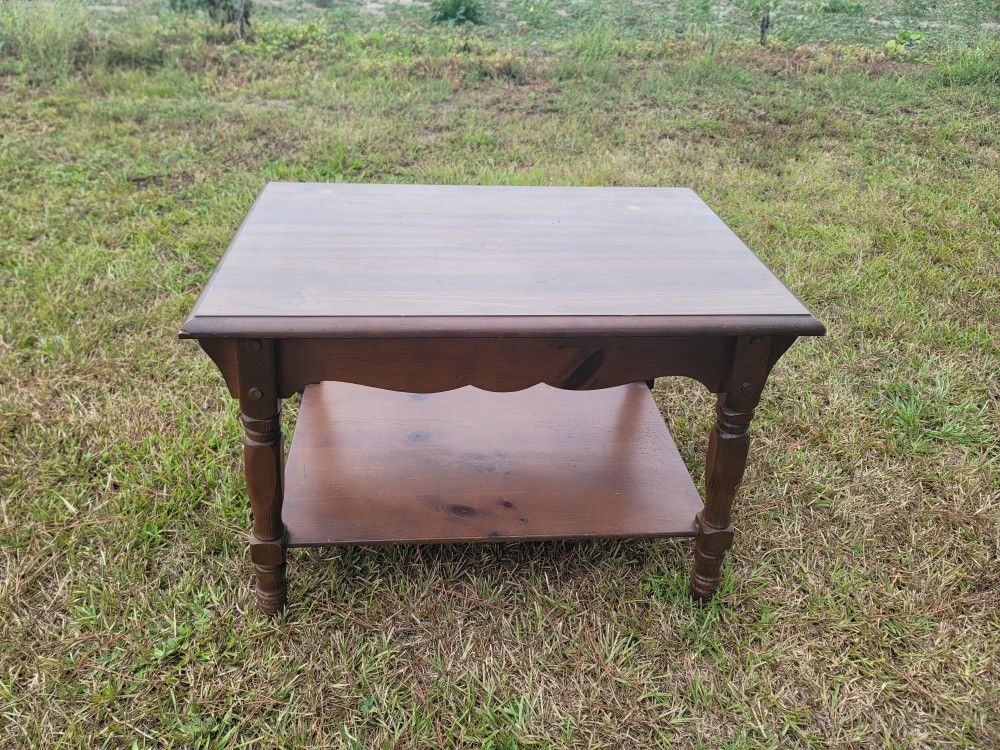Coffee Table Real Wood Beautiful Details