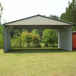 Vert Roof Tall Carport