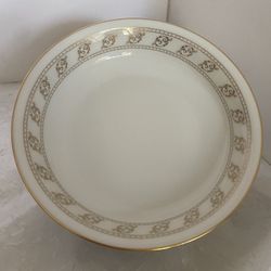 Vtg Oxford (Div of Lenox) Ellsworth Coupe Soup Bowl 7 5/8" - China Dinnerware & Dishes total 8 bowls 