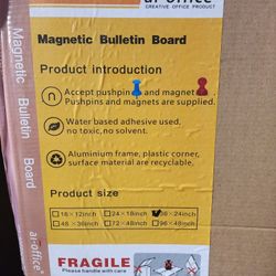 MAGNETIC BULLET BOARD