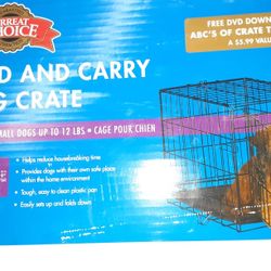 Fold And Carry Dog Crate