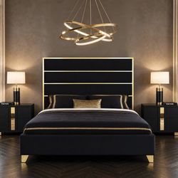 New In Box King Bed Frame With Mattress (Read Description Below)