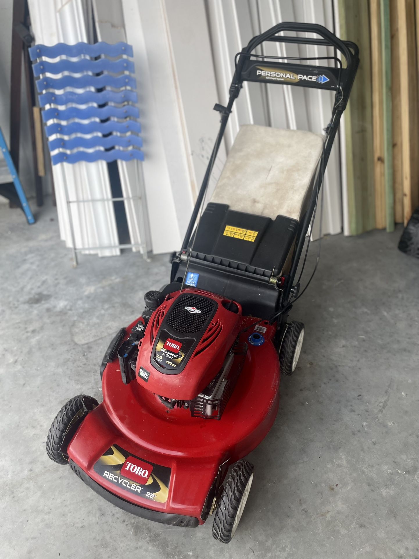 Toro 22” Self Propelled Mower Runs Great!