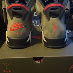 Jordan Travis Scott 6s Olive Size 10.5