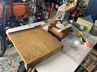 Vintage Paper Cutter " Ingento Cutter "