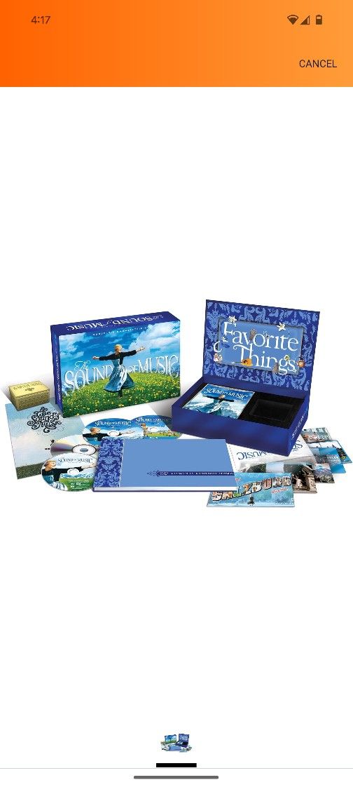 The Sound of Music 45th Anniversary Blu-Ray + DVD Limited Edition Boxed Set