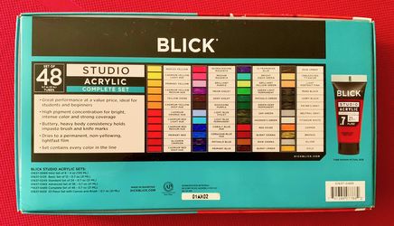 Blick Studio Acrylics - Silver Metallic, 4 oz tube