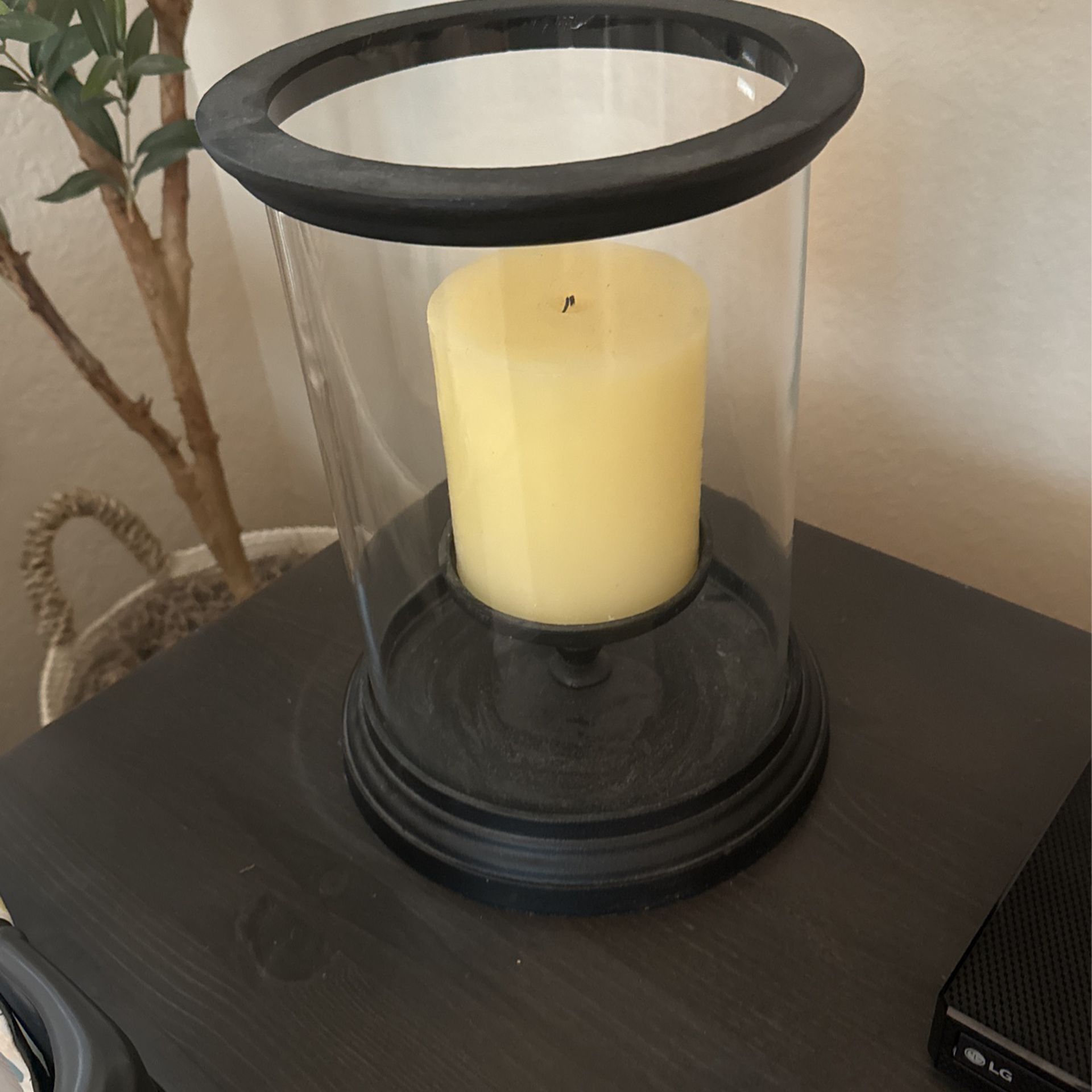 Pottery Barn Candle Holder And Candle