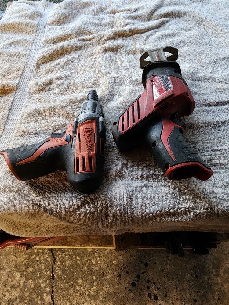 Milwaukee Hackzall And Compact Driver