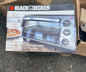 NEW BLACK+DECKER 4-Slice Toaster Oven – In Box