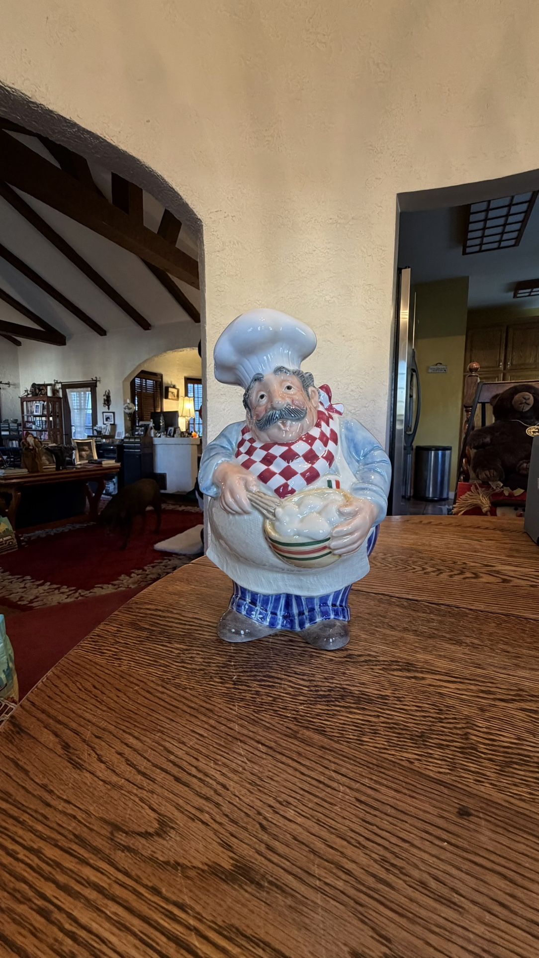 Fitz and Floyd Papa Paisano Utensil Holder 9.25”