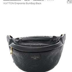 Louis Vuitton Empreinte Bumbag- Black