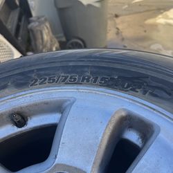 Used tires with rims