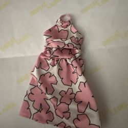 2016 Barbie Fashionistas Ultimate Closet Wardrobe Pink Floral Halter Dress