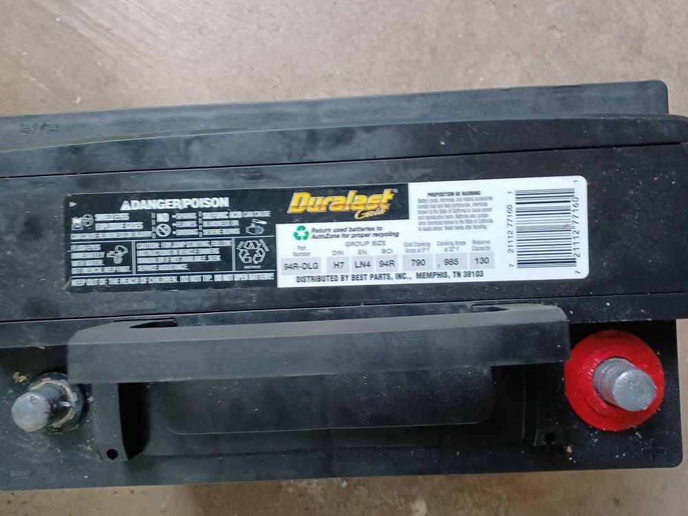 Duralast Gold Battery H7