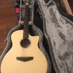 Like New D’angelico Acoustic Electric  Guitar With High End Tweed Deluxe Case