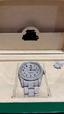 Iced out watch